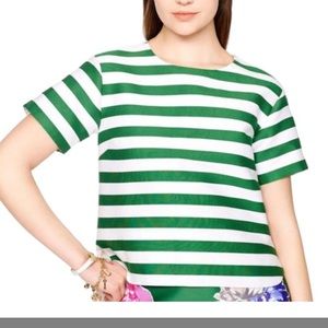 COPY - Kate Spade ‘Ramona’ green stripe top